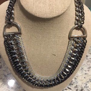 STELLA & DOT SILVER CHAIN NECKLACE